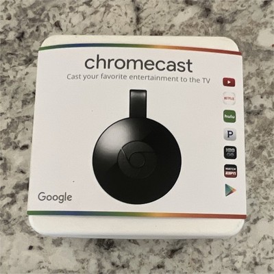 Google Chromecast 1080p HD Digital Media Streamer, Wi-Fi HDMI, Black