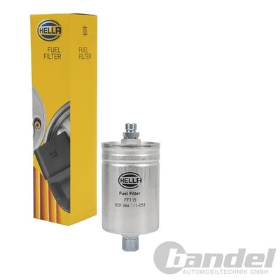 HELLA KRAFTSTOFFFILTER passend für PORSCHE 911 924 928 944 959 968 | 8ZF 366