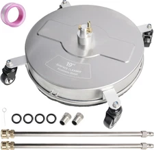 Hourleey 19" Stainless Steel Pressure Washer Surface Cleaner