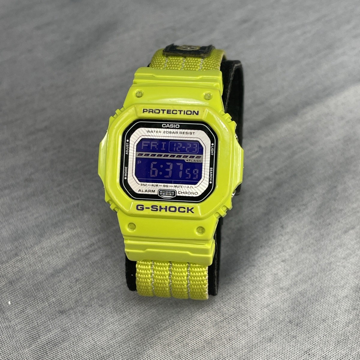 Casio G-Shock GLS-5600V-1 G-Lide Nylon Band Men's Digital