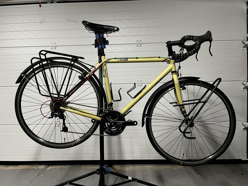 Cinelli HoBootleg Columbus Steel Touring Bike Red, Tubus Racks, Medium 53cm