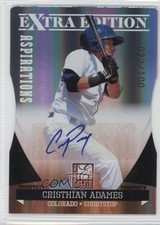 2011 Donruss Elite Extra Edition Prospects 22/100 Cristhian Adames #10 Auto 0v1