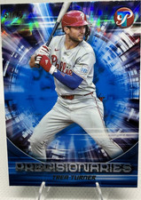 Topps 2025 Pristine Precisionaries Trea Turner Blue Refractor PR-22 /75 Phillies