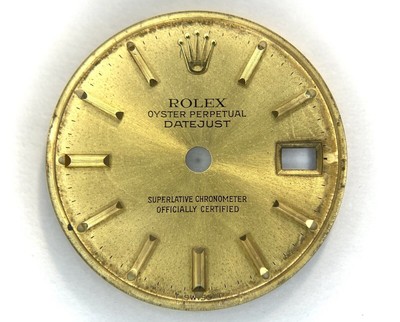 Rolex Lady Dial - Gold Tropical ''Pie Pan'' - T Swiss T