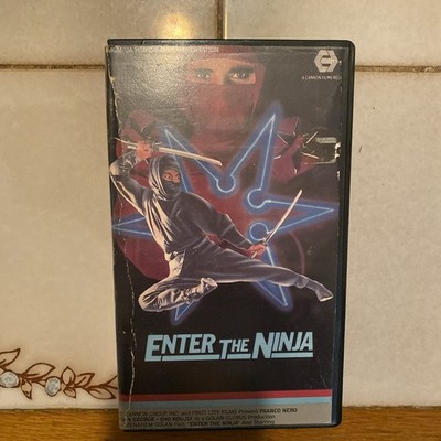 Enter the Ninja (VHS, 1986) clasp box TESTED