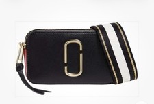 Marc Jacobs Women's Snapshot Camera Bag, Black/Red, One Size M0012007-011