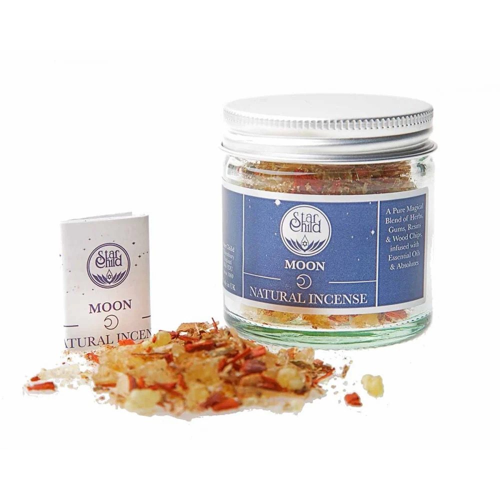 Moon Resin Incense Mix 20g – Intuition & Emotional Balance Ritual Blend