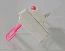 Barbie Toy Hand Mixer 1998 Sweet Treats Wind Up Mattel White Pink