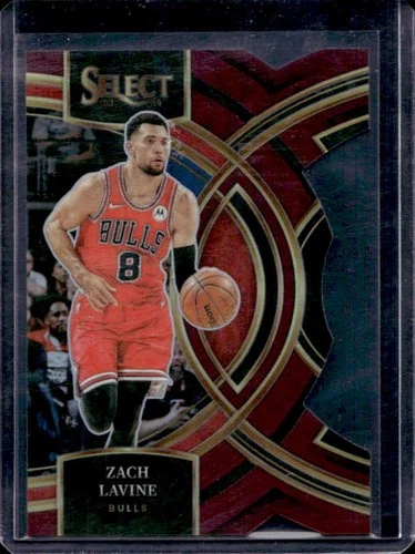 2023-24 Panini Select Zach LaVine Maroon Prizm Die Cut Premier Level #/175 Bulls