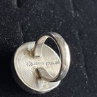 Chimney Butte Native American Sterling Silver Round Cabochon Ring Size 3.5 — photo 8