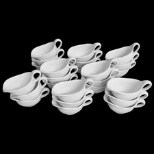 24 St&uuml;ck Saucieren Bauscher Porzellan Mini Sauciere f&uuml;r So&szlig;en B-Ware