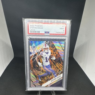 Panini Phoenix 2022 Stefon Diggs #1 Lava Buffalo Bills NFL PSA 9 154/175