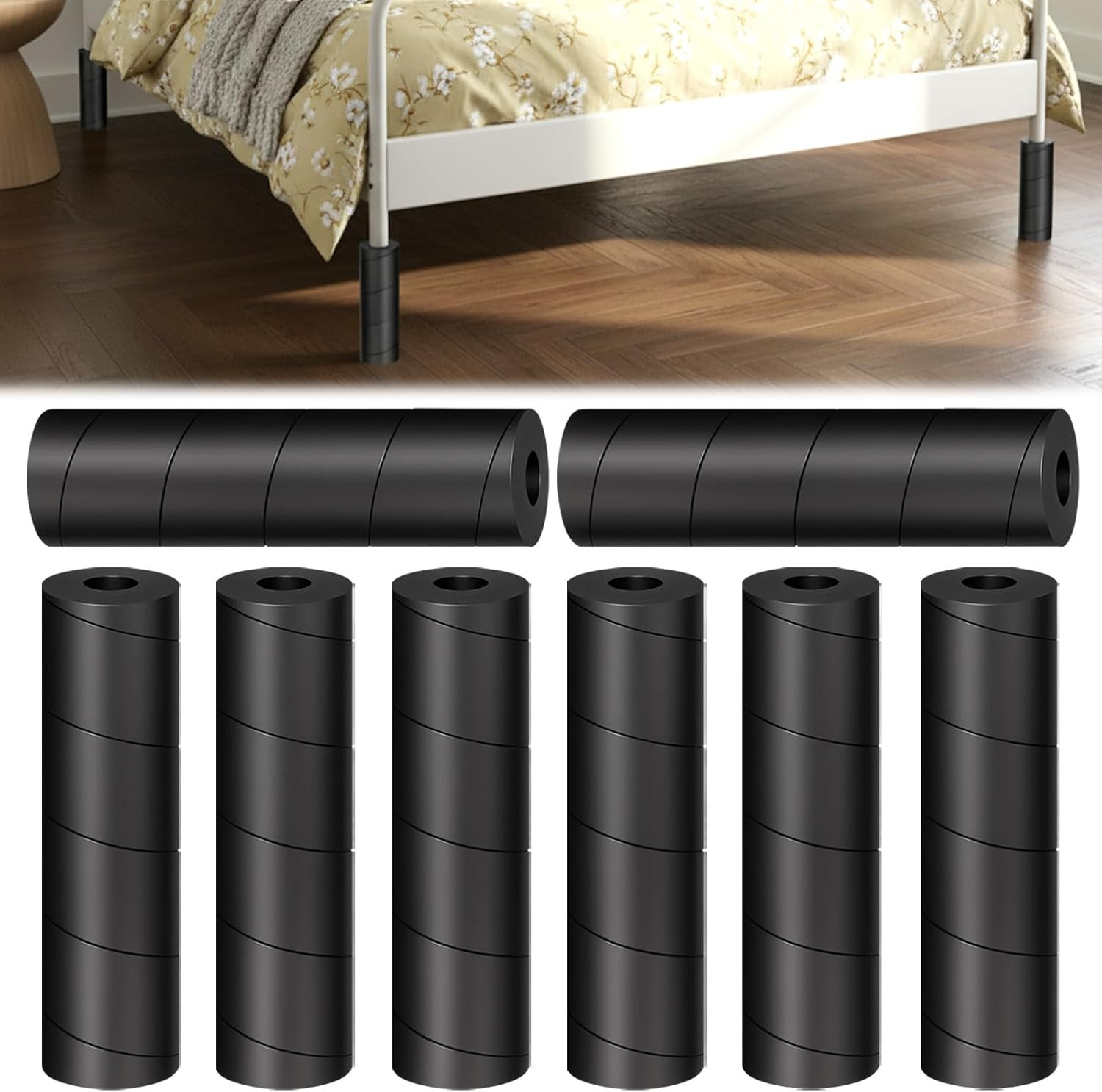 Leg Covers, Reusable Bed Frame Toe Protectors, Bed Frame Feet Pr