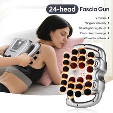 24-Head Body Massage Gun Back Neck Shoulder Waist Massager Muscle