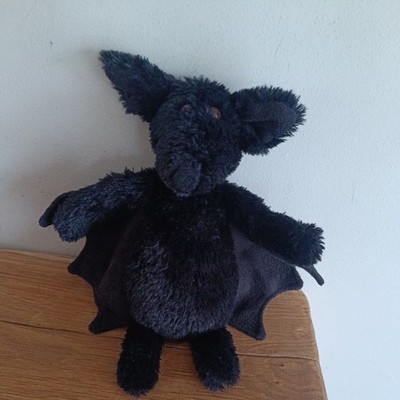 Jellycat Small Bartie Barty Black Bat - Rare & Retired - Top Zustand