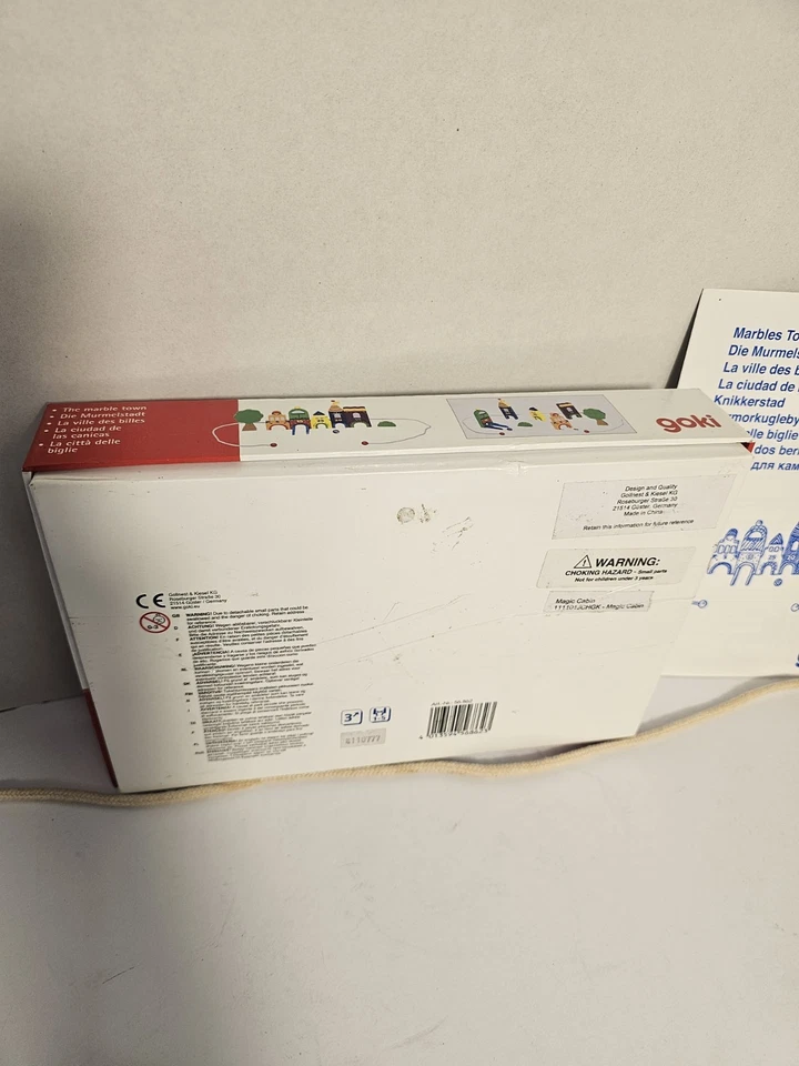 Juego de mármol de madera Goki The German Marble Town  Foto 3 de 4