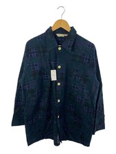 Other Brands Long Sleeve Shirt 44 Cotton GRN All-over Pattern