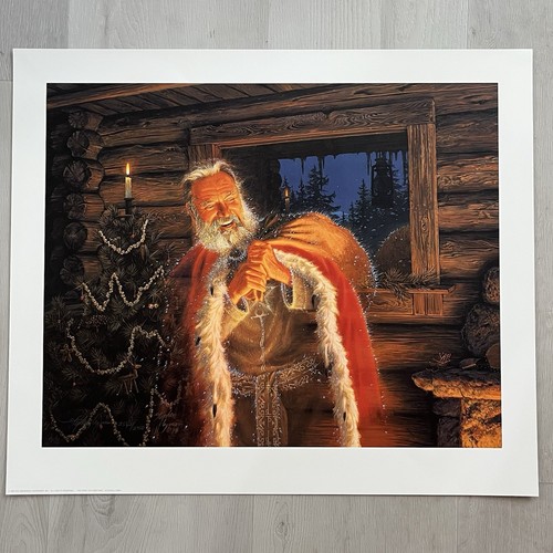 Stephen Lyman 1993 signiert nummeriert 2562/2750 The Spirit Of Christmas Lithographie - Bild 1 von 11