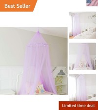Purple Princess Bed Canopy for Girls Kids Bedroom Reading Nook Decoration