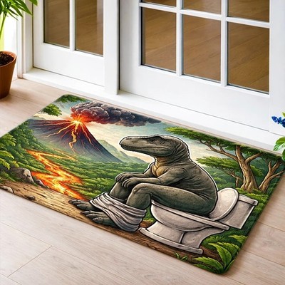 1pc/2pcs/3pcs Dinosaur Volcano Suitable for Indoor/Outdoor Use, Non-Slip Backi