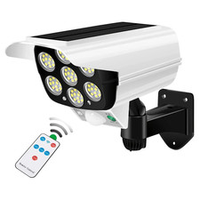 Outdoor Motion Sensor Solar Lights 77 LED Floodlight Waterproof Wireless Dummy D