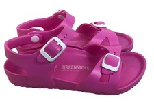 Girls Birkenstock Gizeh Essentials Sandal Beetroot Pink EVA EU 33 Kids US 2- 2.5