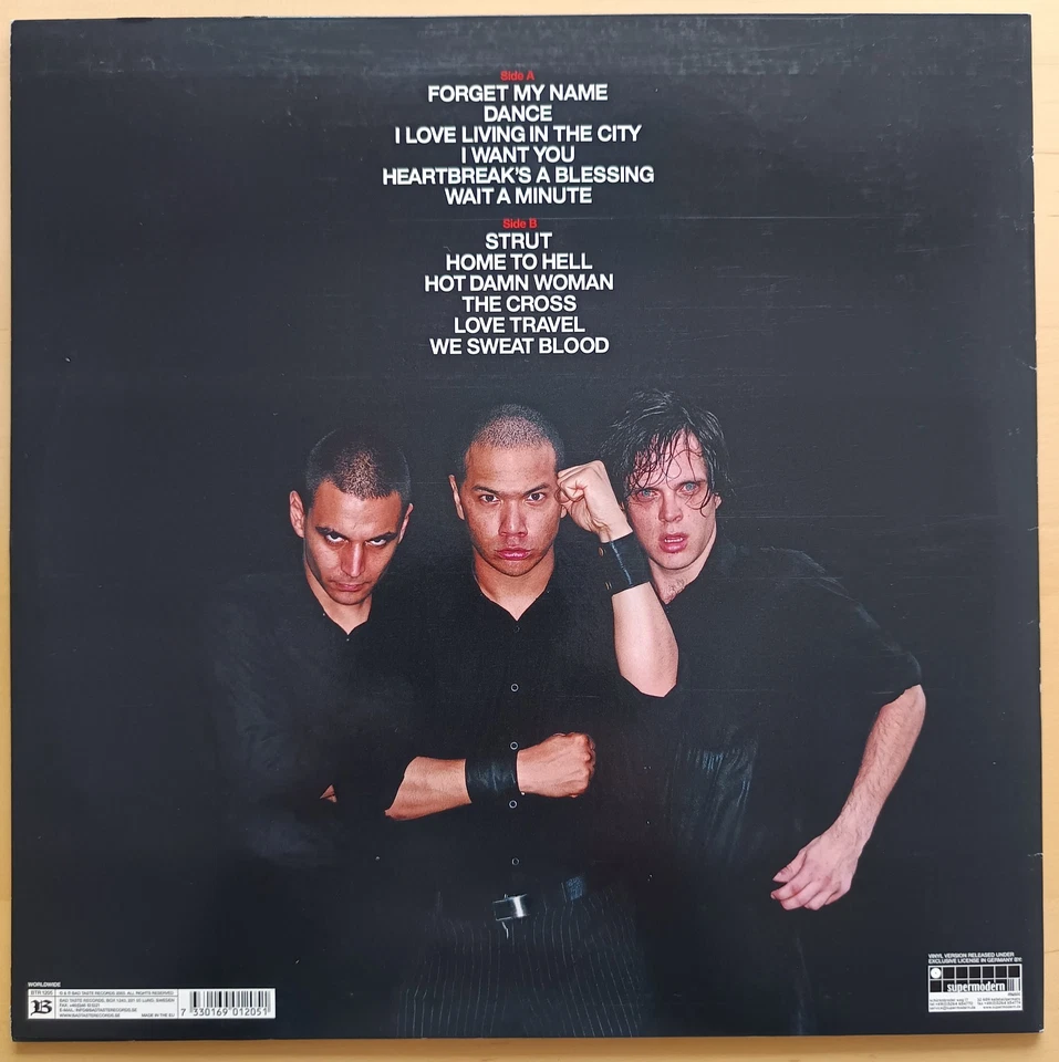 DANKO JONES WE SWEAT BLOOD BAD TASTE RECORDS 2003 Vinyl Near Mint TOP Condition  - Bild 2 von 4