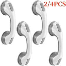 2/4Pack Shower Grab Bar Showers Suction Bar Handle Bathroom Safety Grip Handle