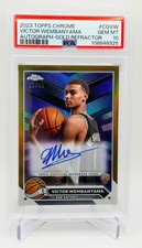 2023 Victor Wembanyama 50 Auto Gold Psa 10 Rc 2023 Victor Wembanyama 50 Auto Gold Psa 10 Rc