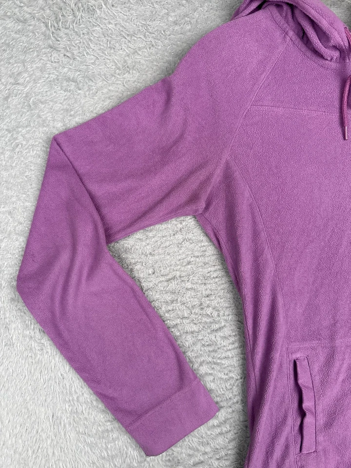 Columbia Polar Sudadera con Capucha Mujer XS Púrpura Pullover Canguro Bolsillo Senderismo Aire Libre Foto 3 de 4