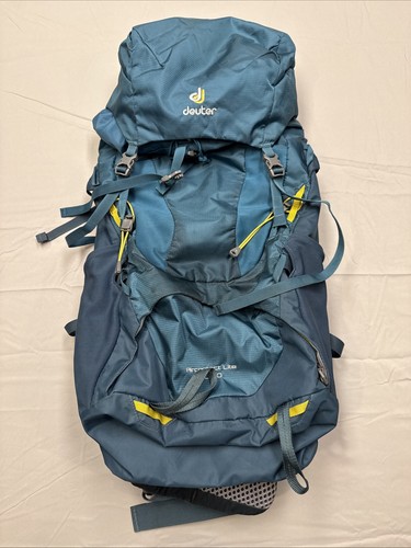 Deuter Aircontact Lite 40+10 Hiking Backpack ~ Trekking Camping Pack EUC
