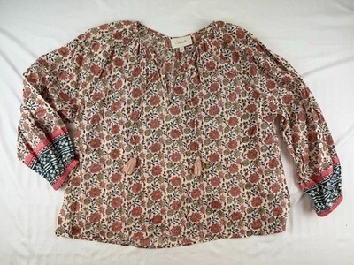 Cleobella Floral Blouse Women s Size Medium