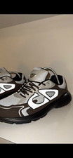Dior Herren Low Top Sneaker Schnürung atmungsaktiv Schwarz/Weiß/Grau EU 44