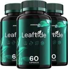 (3 Pack) Leaftide Capsules – Leaf Tide Pills Advanced Formula Natural Blend
