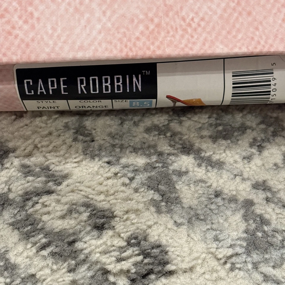 Cape Robbin Paint PVC Open Toe Heels - Image 4 of 4