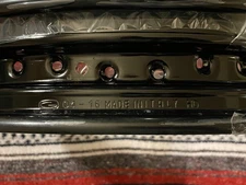 HARLEY-DAVIDSON RIM ONLY, LCD WHL, BLK RIM, 19X2.5 PN 41426-07 NOS