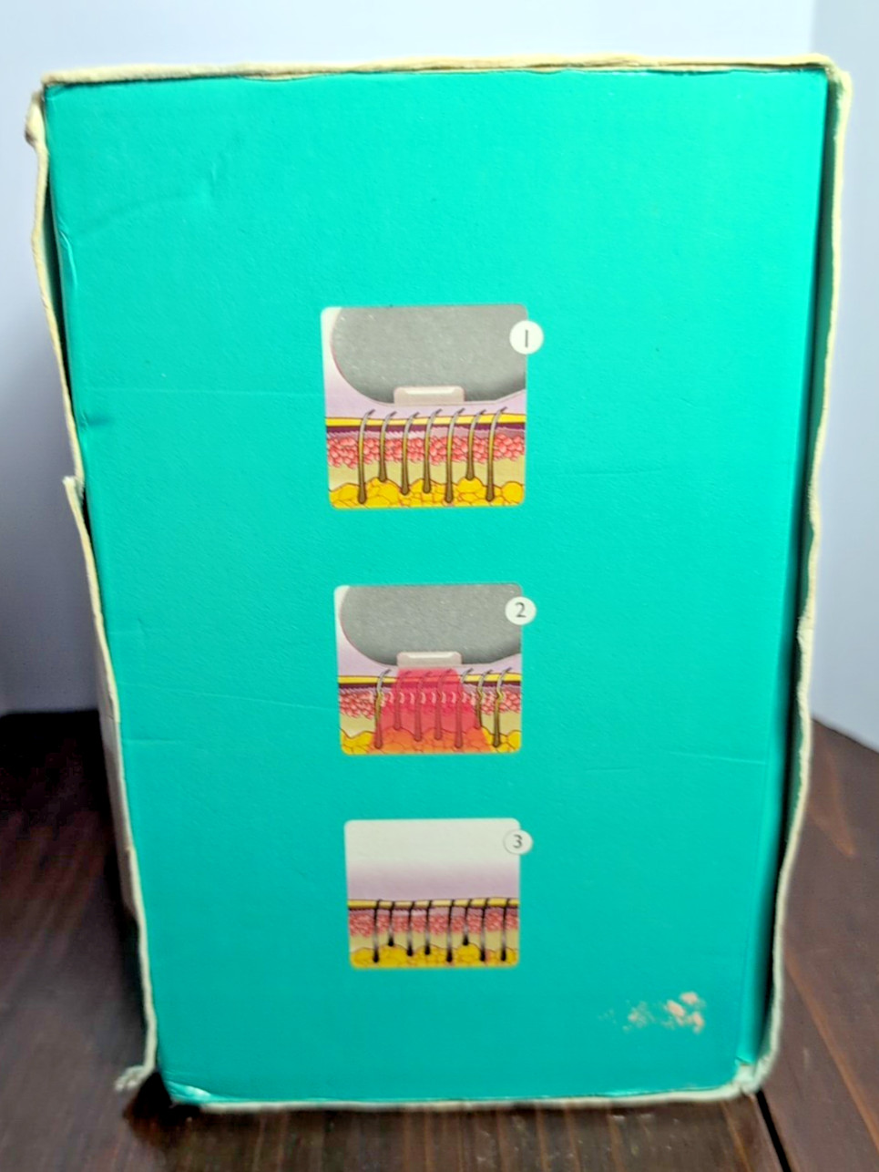 BellaLite by Silk'n At Home Light Hair Removal Kit With 2 Lamps Instructions Box