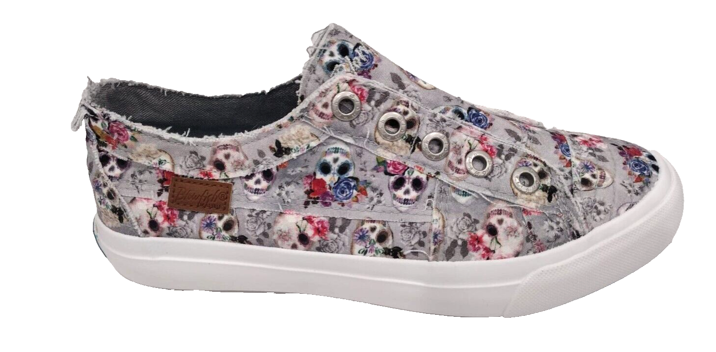 BLOWFISH MALIBU SNEAKERS TENNIS SHOES GRAY SUGARSKULL ZS001 US 8 eBay