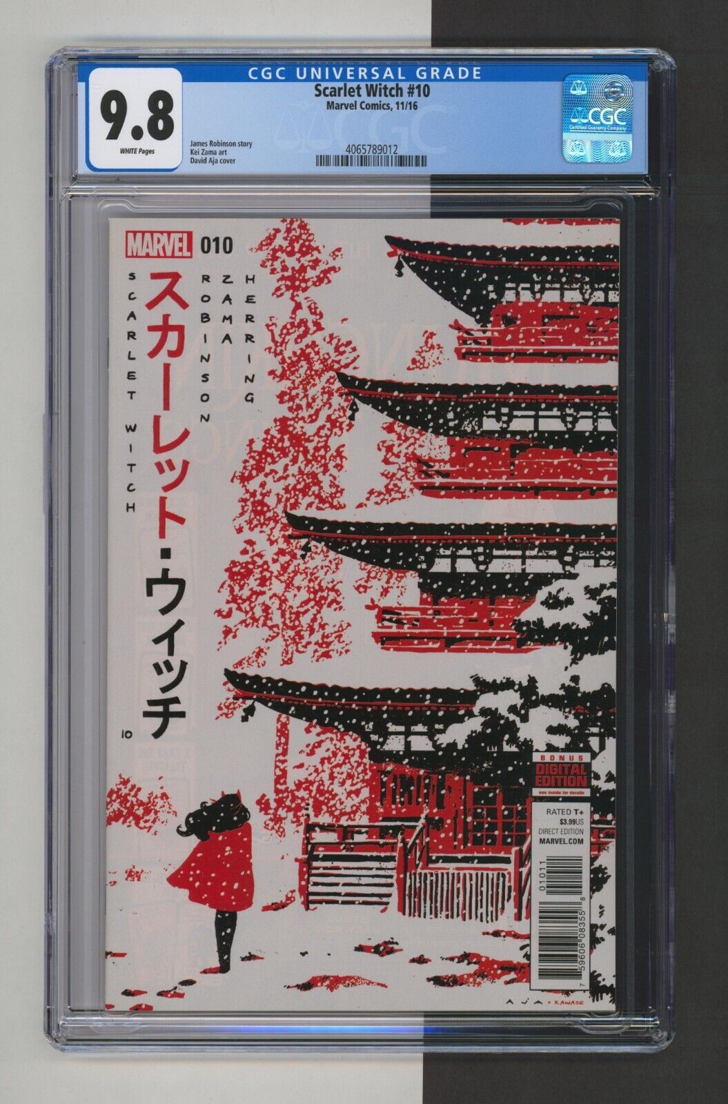 Scarlet Witch #10 CGC 9.8 Japanese David Aja cover Marvel 2016 Low Print Run