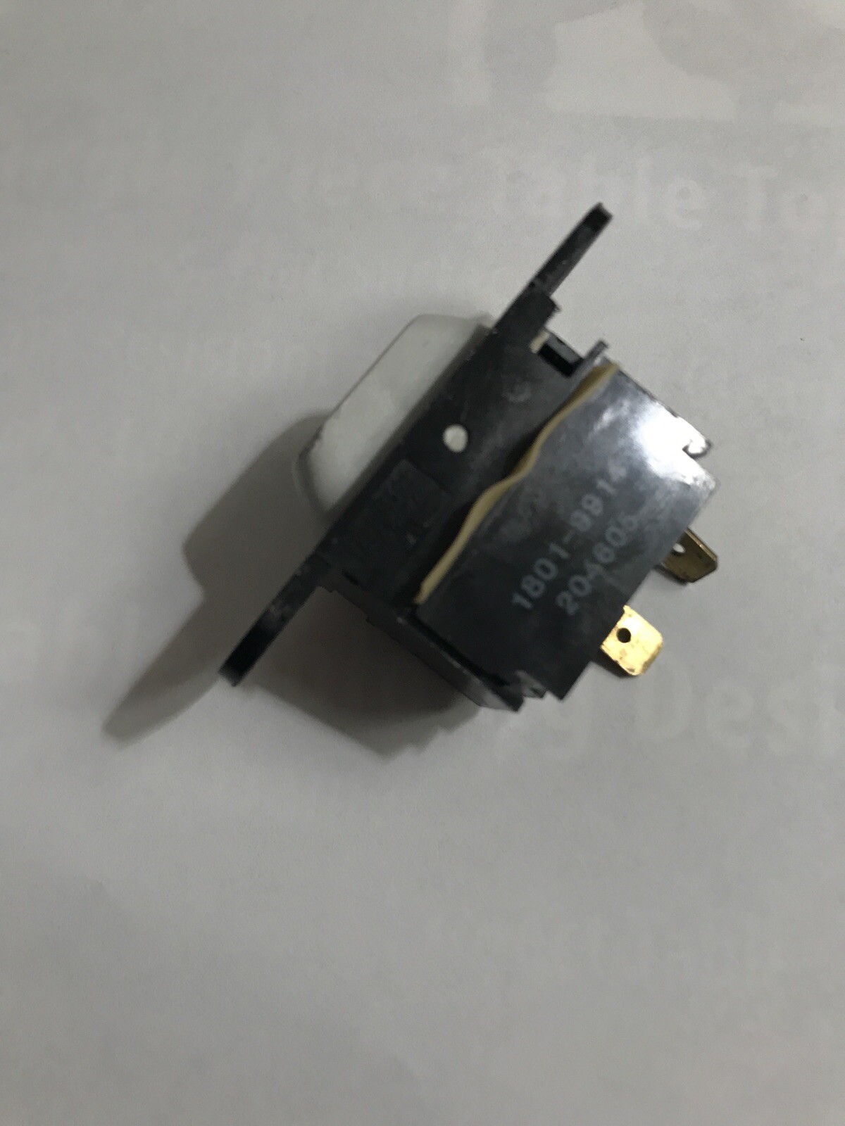 Jenn Air Fan Switch 2 Wire USED See Photos White Rocker Comes with 2