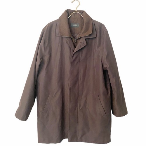 Lauren Ralph Lauren Edgar Classic Fit Impermeabile Trench Cappotto Uomo 46L Marrone - Foto 2 di 16