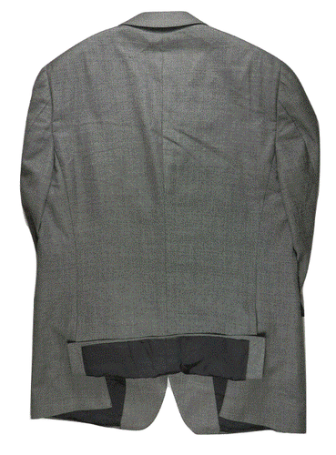 Ermenigildo Zegna Suit Jacket Blazer 44 Slim Gray Wool Birdseye Designer Recent - Bild 4 von 11