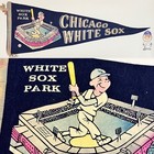 1960’s Chicago White Sox Comiskey Park 11x28.5  Vintage Pennant MLB Baseball — photo 1