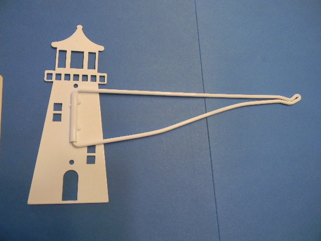 LIGHTHOUSE Swivel Plant Hanging Bracket Wall Mount Hook Garden Bird Feeder White