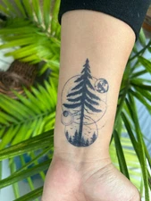 2 Week Vegan Tattoo: Waterproof, Sweatproof Long Lasting 2 Weeks, Semi Permanent