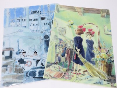 Studio Ghibli Art Clear File Set 2 Katsuya Kondo Exhibition Limited Illustrator