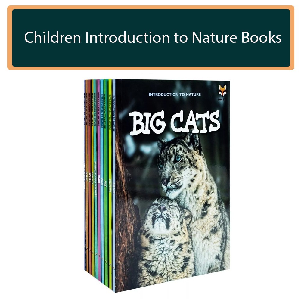Children Introduction to Nature for Beginners 10 Books Collection Set by Fox Eye