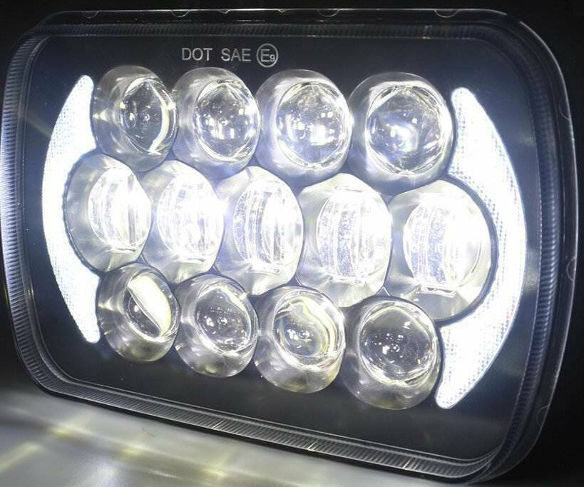 Toyota Pickup Headlights Pair Of 5x7 / 7x6 LED Headlights With DRL – For Toyota Pickup 82-95 & 4Runner 84-91 Headlight Assemblies For 2003 For Toyota 4Runner Toyota Pickup Headlights Pair Of 5x7 / 7x6 LED Headlights With DRL – For Toyota Pickup 82-95 & 4Runner 84-91 Headlight Assemblies For 2003 For Toyota 4Runner