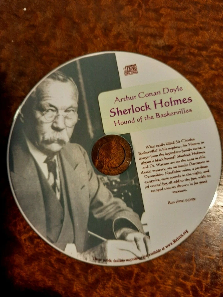 Sherlock Holmes / Hound of the Baskervilles - Unabridged Audiobook Mp3 CD 6+Hrs