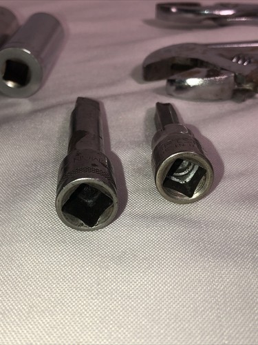 15 Pc CRAFTSMAN Lot METRIC SAE SOCKETS Pliers Vice Grips Punch 3/8 1/2 Wrench - Picture 11 of 11